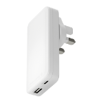 dbramante1928 Pro - UK/US Slim Charger - USB-C 65W+USB-A 30W - W