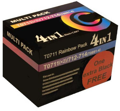 CTS Compatible Epson T071540 Multipack also for T089540 Inkjets