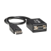 Tripp Lite P134-001-VGA video kabel adapter 0,31 m VGA (D-Sub) DisplayPort Zwart