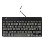 R-Go Tools Ergonomic keyboard R-Go Compact Break, compact keyboard with break software, QWERTY (PT), wired, black