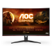 AOC G2 C32G2ZE/BK computer monitor 80 cm (31.5") 1920 x 1080 Pixels Full HD LED Zwart, Rood