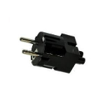 HP 720949-021 power plug adapter Type C (Europlug) Black