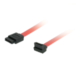 C2G 0.5m 180deg to 90deg Right Angle Serial ATA (SATA) Cable