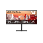 LG 34BA75QE-B computer monitor 86.4 cm (34") 3440 x 1440 pixels Wide Quad HD LCD Black