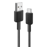 Anker USB-A to USB-C Braided Charging Cable 0.9 m, Black