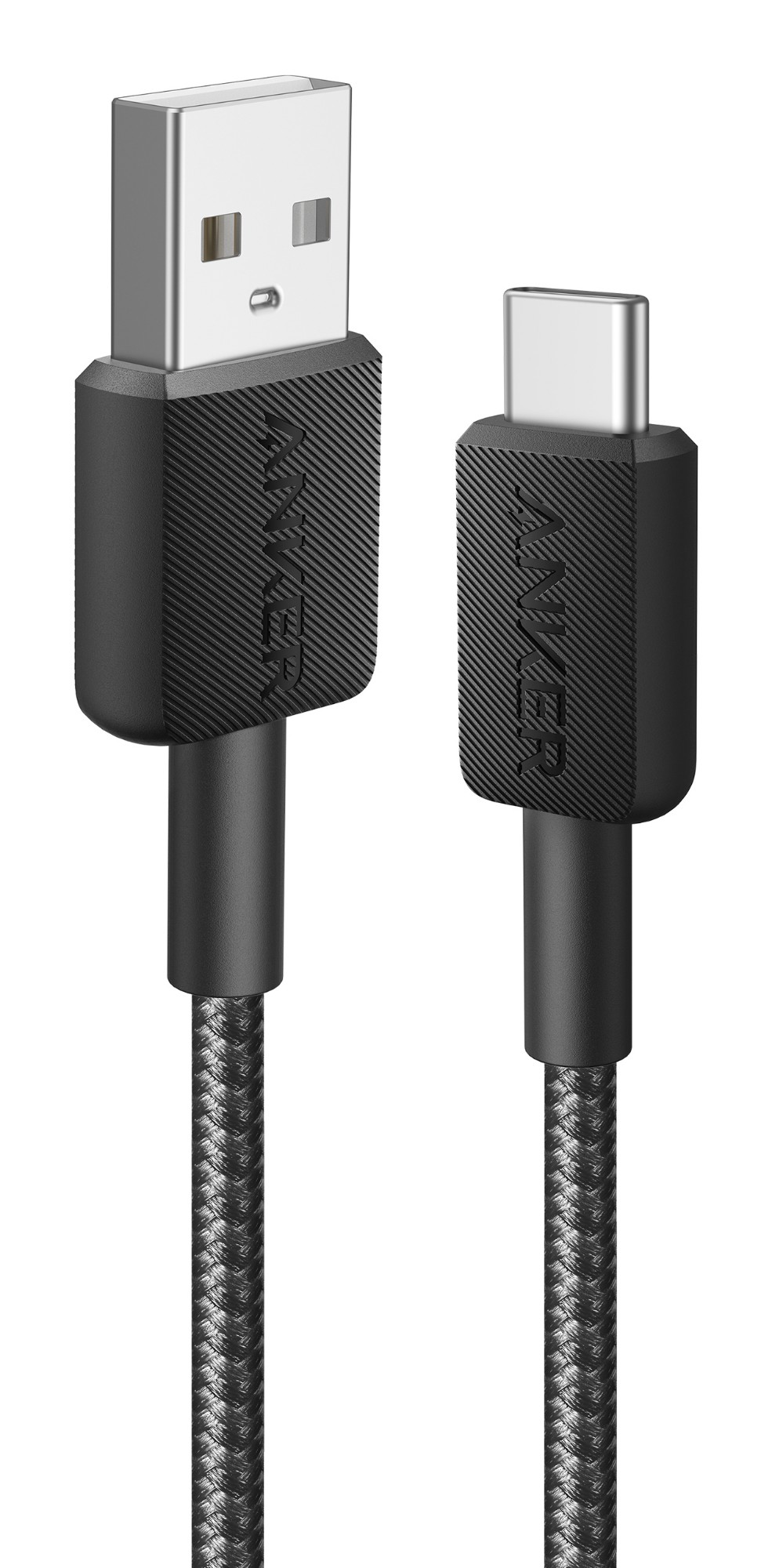 Anker Black Usb-A To Usb-C Braided Charging Cable 0.9 M.