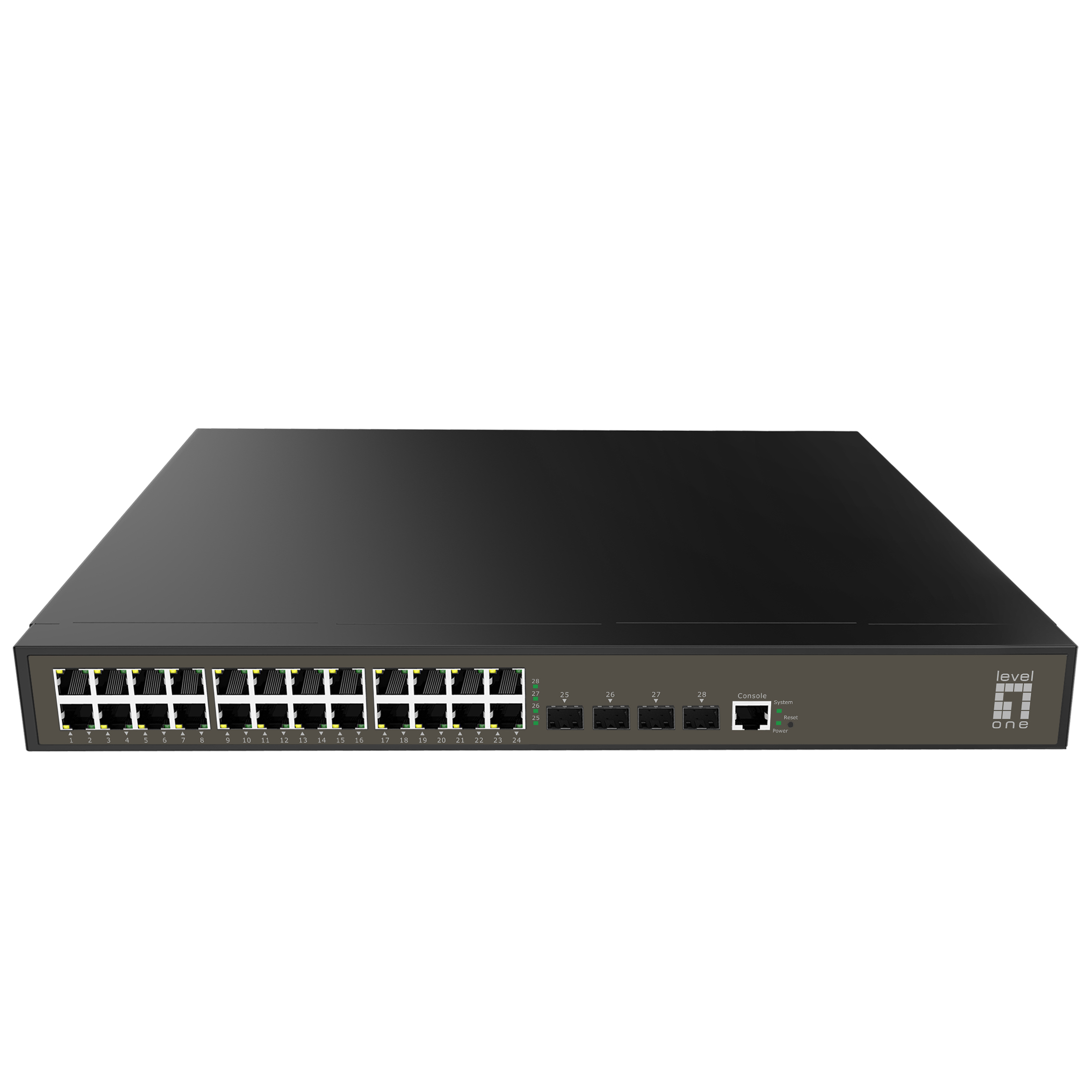 Image of LevelOne GEL-2871 network switch Managed L2+ Gigabit Ethernet...