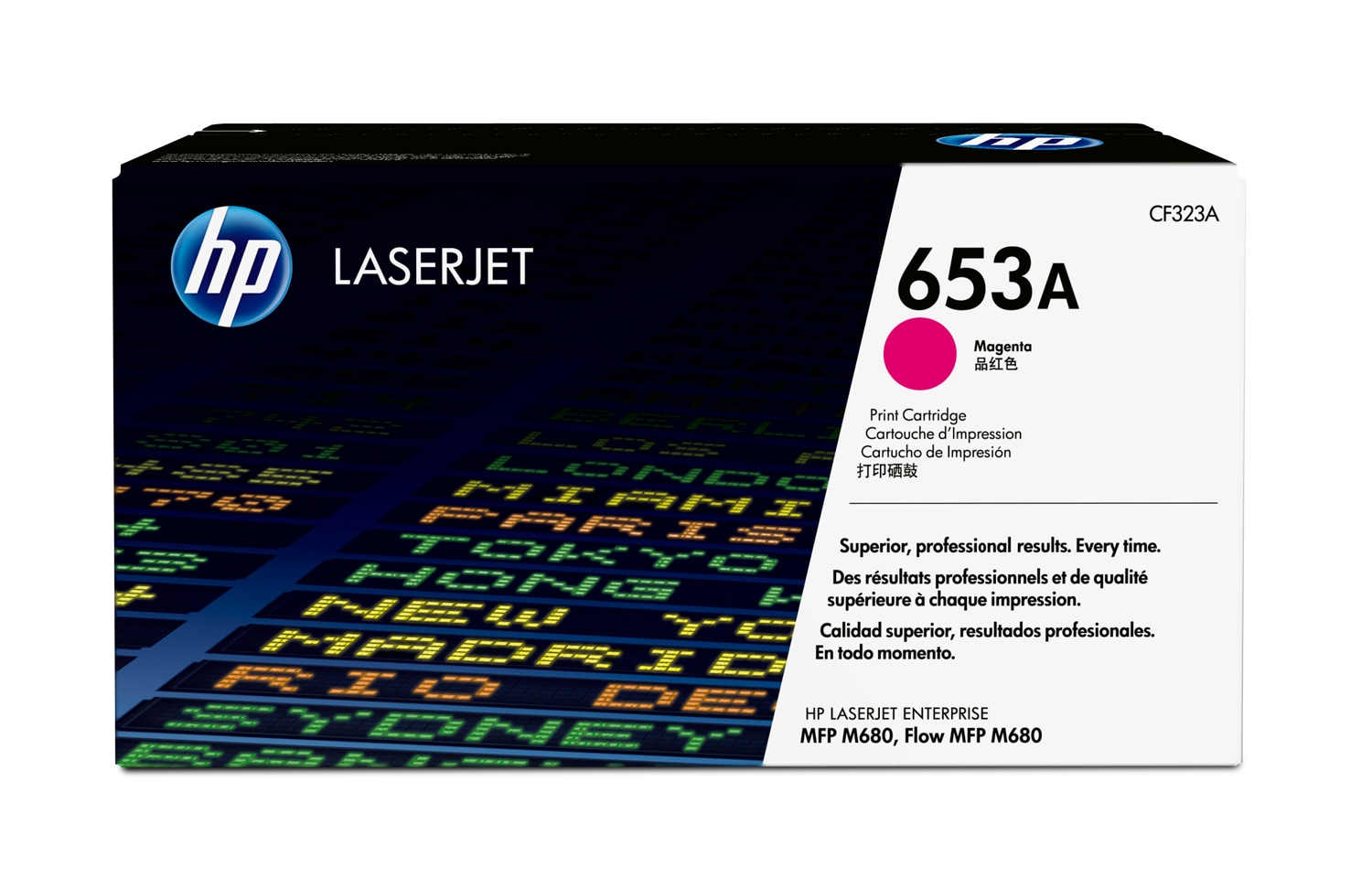 HP CF323A/653A Toner cartridge magenta. 16.5K pages ISO/IEC 19798 for