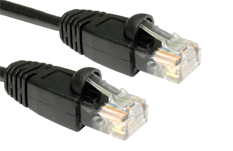 Cables Direct B5-102 networking cable Black 2 m Cat5e U/UTP (UTP)