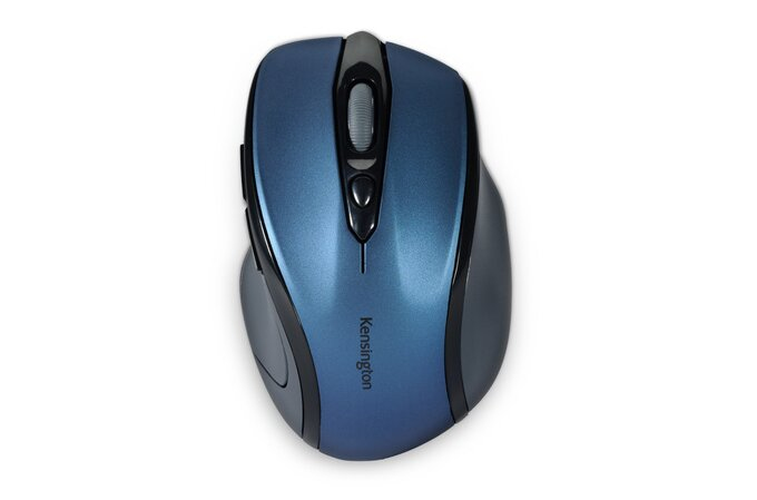 Image of Kensington Pro Fit Wireless Mouse - Mid Size - Sapphire Blue
