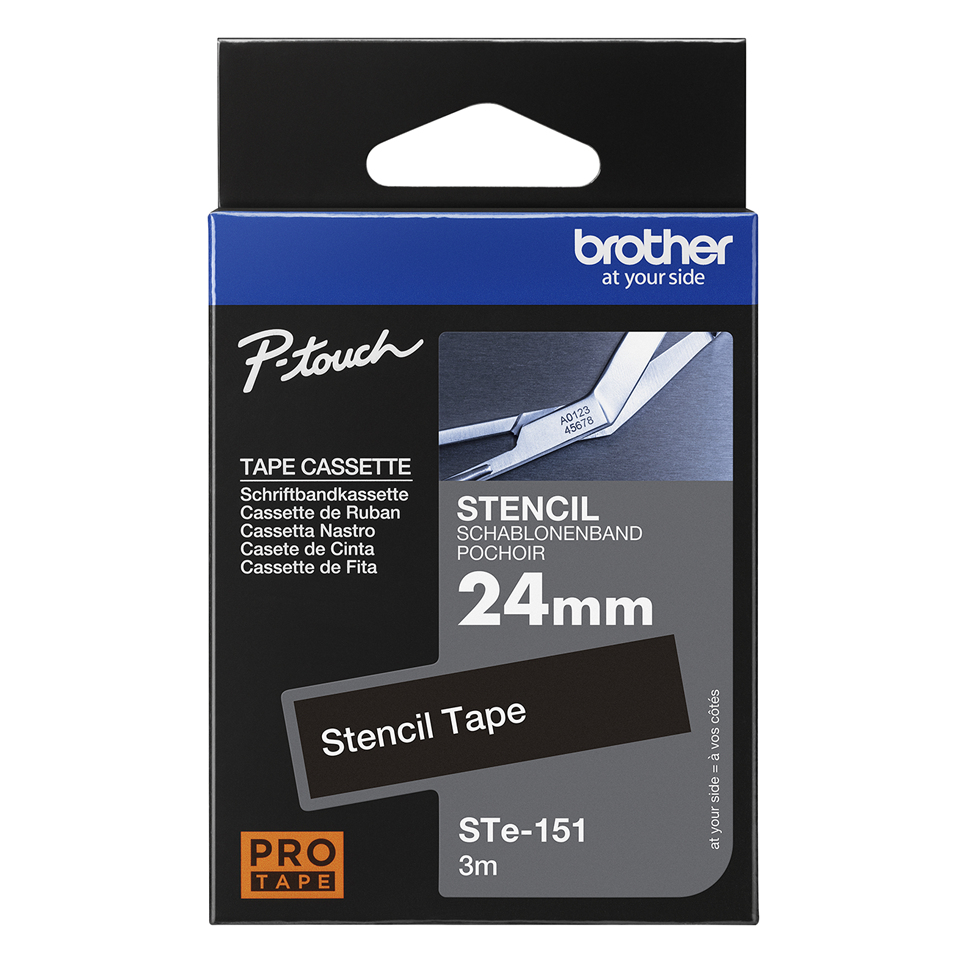 Brother STE-151 DirectLabel Stamp tape 24mm x 3m for Brother P-Touch TZ 6-36mm