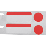 Brady B33-304-494-RD printer label Red, White Self-adhesive printer label