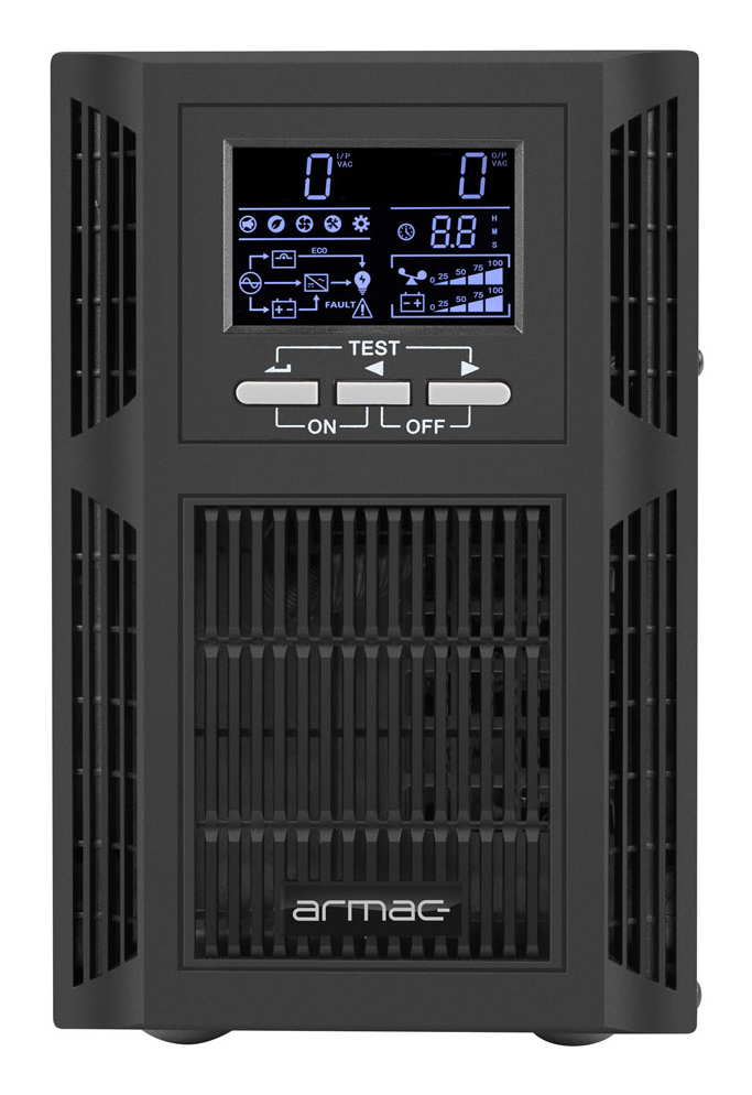 Armac O/2000I/PF1 uninterruptible power supply (UPS) Double-conversion (Online) 2 kVA 2000 W 8 AC outlet(s)