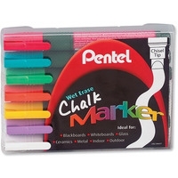 Image of Pentel CHALK MARKERS AST PKOF 7
