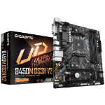 GIGABYTE B450M DS3H V2 motherboard AMD B450 Socket AM4 micro ATX