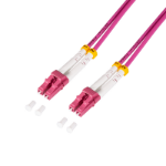 LogiLink FC4LC02 InfiniBand/fibre optic cable 2 m 2x LC Pink