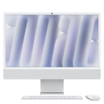 Apple iMac 24-inch with Retina 4.5K display: M4 chip with 10‑core CPU and 10‑core GPU, 16GB, 256GB SSD - Silver