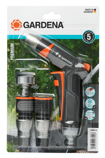 Image of Gardena 18298-20 - Gun/sprinkler connector - Plastic - Gray - Orange