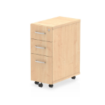 Dynamic I001658 office drawer unit Maple Melamine Faced Chipboard (MFC)