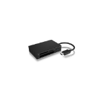 ICY BOX IB-CR401-C3 card reader USB 3.2 Gen 1 (3.1 Gen 1) Type-C Black