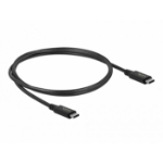 DeLOCK 86979 USB cable 0.8 m USB4 Gen 3x2 USB C Black