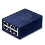 PLANET UPOE-400 netwerk-switch Fast Ethernet (10/100) Power over Ethernet (PoE) Blauw
