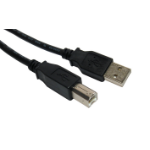 Cables Direct 3m USB 2.0 USB cable USB A USB B Black