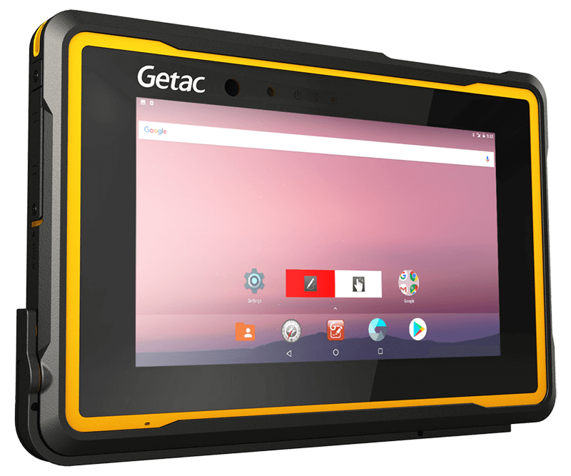 Getac ZX70 64 GB 17.8 cm (7") Intel Atom® 4 GB Wi-Fi 4 (802.11n) Android 7.1 Black, Yellow