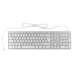 KeySonic KSK-8022BT keyboard Universal Bluetooth QWERTZ German Silver