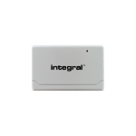 Integral USB2.0 CARDREADER MULTI SLOT SD MSD CF MS XD card reader White