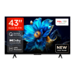 TCL 43P7K-UK TV 109.2 cm (43") 4K Ultra HD Smart TV Wi-Fi Metallic 350 cd/m²
