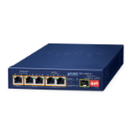 PLANET BSP-115HP-5A network switch Unmanaged Gigabit Ethernet (10/100/1000) Power over Ethernet (PoE) Blue