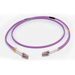 C2G 2M LC/LC OM4 LSZH FIBRE PATCH - VIOLET fibre optic cable