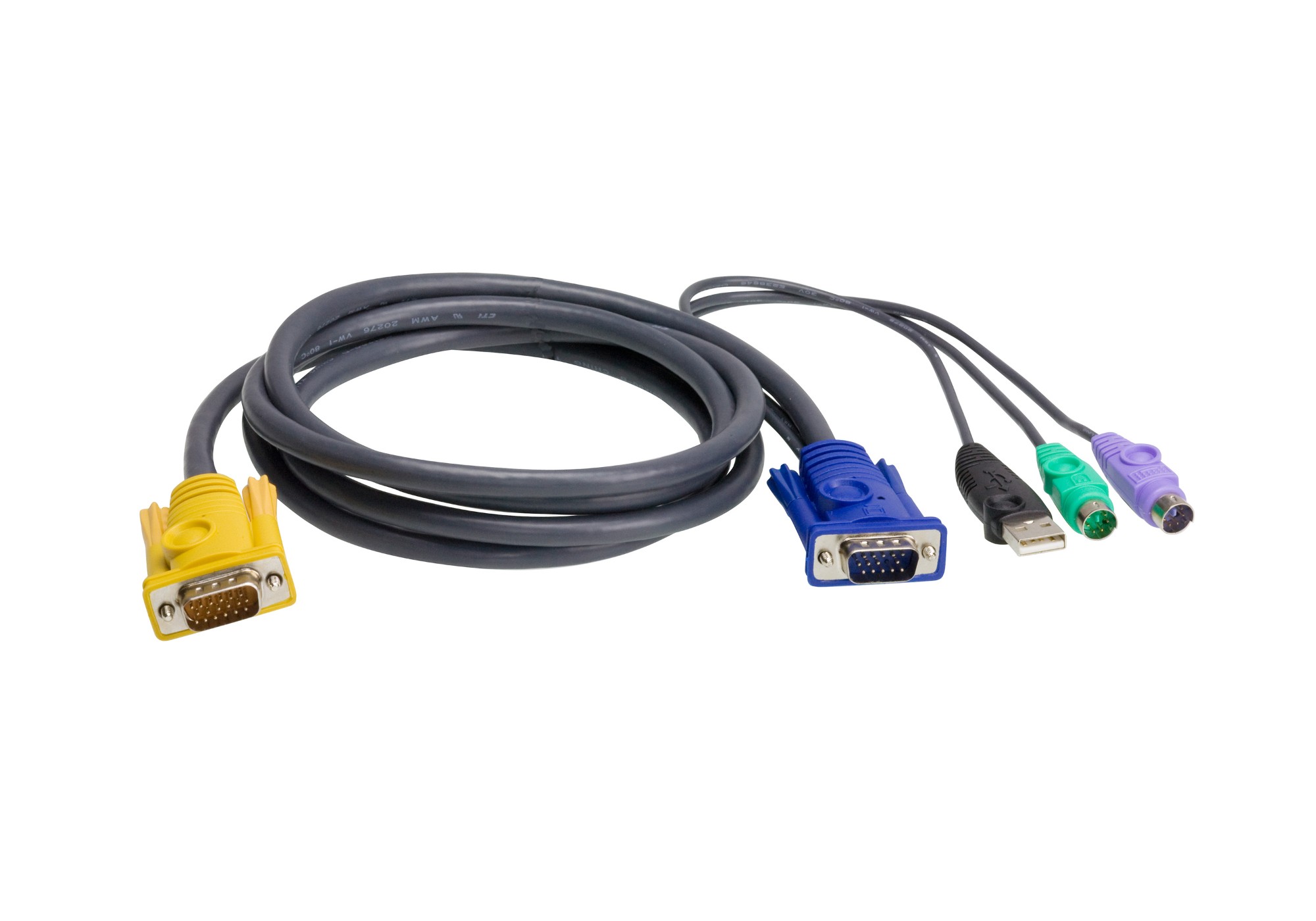 ATEN 1,8 M PS/2-USB KVM-kabel