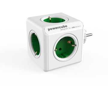 1103GN/DEORPC ALLOCACOC 1103GN/DEORPC - 5 AC outlet(s) - Indoor - Type F - Type F (CEE 7/4) - Straight - Green - White