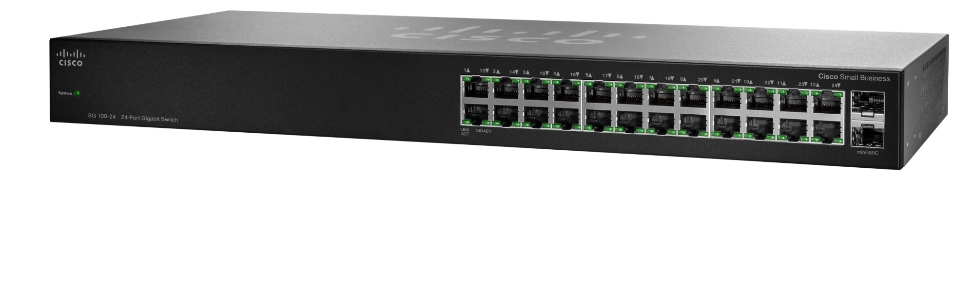 Cisco SG100-24-EU-RF 24-Port Gigabit Network Switch