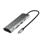 j5create JCD393 4K60 Elite USB-C® 10Gbps Mini Dock, Space Grey