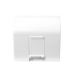 LogiLink French faceplate 45� type, 45*45 mm, 1 Port, white