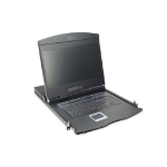 Digitus Modular console with 19" TFT (48,3cm), 16-port KVM & Touchpad, german keyboard