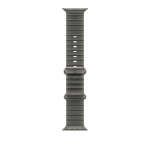 Apple 49mm Translucent Black Ocean Band - Natural Titanium Finish