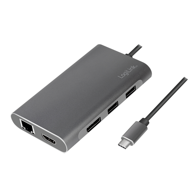 Image of LogiLink UA0382 notebook dock/port replicator Wired USB 3.2 Gen 1...