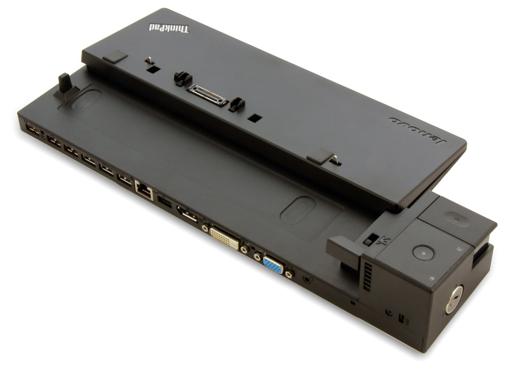 Image of Lenovo 04W3948 notebook dock/port replicator Docking Black