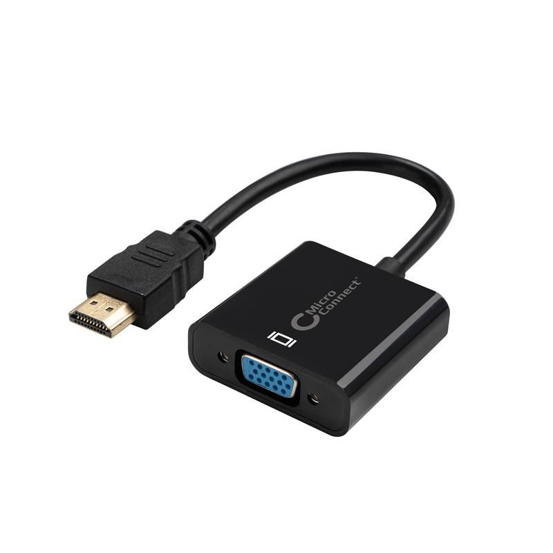 Image of Microconnect HDMVGA2B video cable adapter 0.15 m VGA (D-Sub) HDMI Type