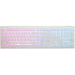 Ducky One3 Pure White Full keyboard USB UK English