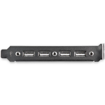 StarTech.com Equerre USB 4 ports - Adaptateur de Slot 4 ports USB 2.0 A Femelle