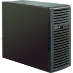 Supermicro 732I-500B Mid-Tower Black Workstation Case with 500W 80PLUS Bronze Power Supply