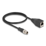 DeLOCK M12 Cable X-coded 8 pin male to RJ45 female PVC 0.5 m