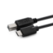 Microconnect USB3.1C2B1 USB cable USB 2.0 1 m USB C USB B Black