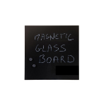 Bi-Office GL150201 magnetic board Glass Black