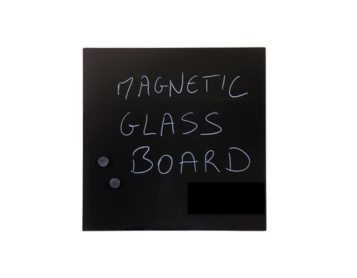 Photos - Dry Erase Board / Flipchart Bi-Office GL150201 magnetic board Glass Black 